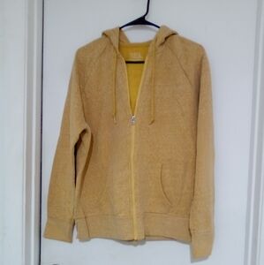 Time and True hoodie full zipper pockets women size LG